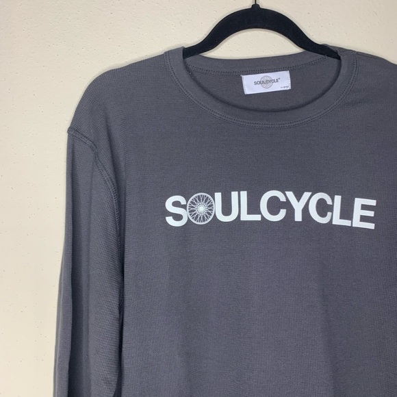 soulcycle Other - Soul cycle men’s gray Henley long sleeve shirt